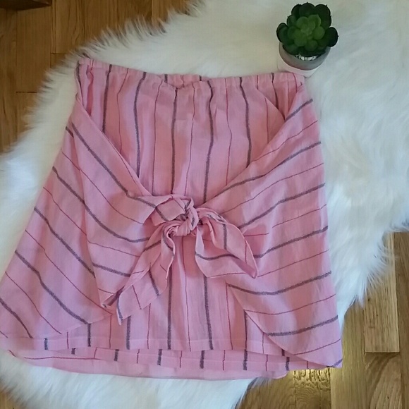 NWT Anthropologie Holding Horses Tie Skirt - Picture 5 of 6